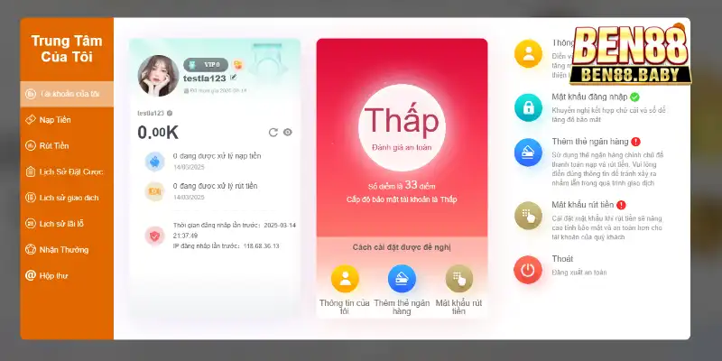 Đăng Ký Ben88: Hướng Dẫn Chi Tiết Và Các Khuyến Mãi Hấp Dẫn 3 Xác minh tài khoản Ben88 sau khi đăng ký hoàn tất